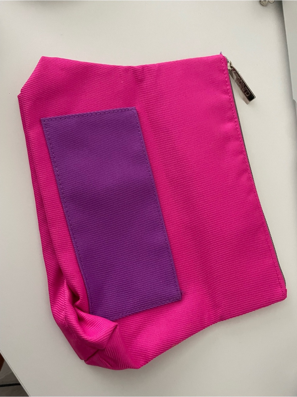 Hot Pink and Purple Zip Pouch